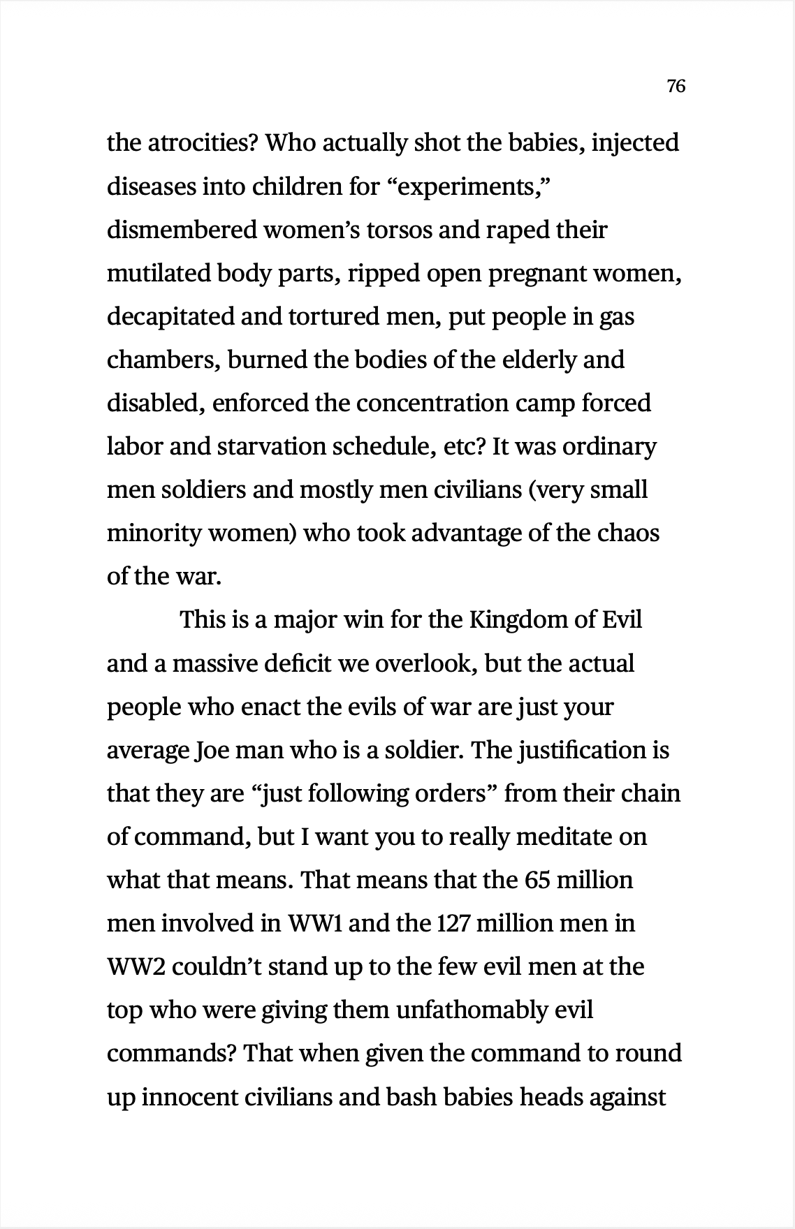 The War on Evil: My Hatred eBook